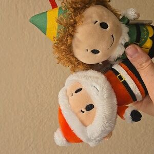Hallmark Santa and Elf Plush Duo